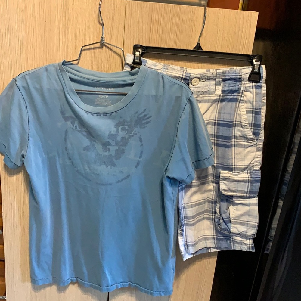 Young Men's T-Shirt & Shorts Set